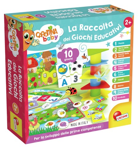 Lisciani Carotina Raccolta Giochi Educativi Baby