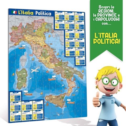 Lisciani I’m A Genius Geopuzzle La Mia Bella Italia