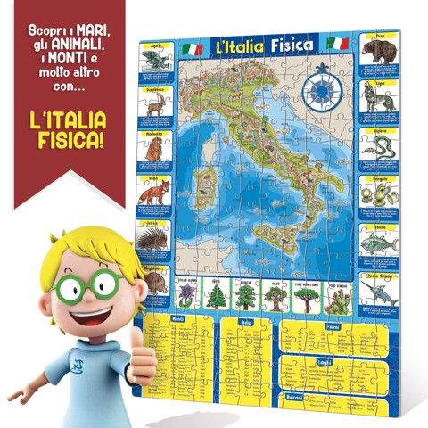 Lisciani I’m A Genius Geopuzzle La Mia Bella Italia