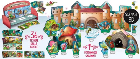 Lisciani Montessori L'Inventafavole Del Mondo Fantastico