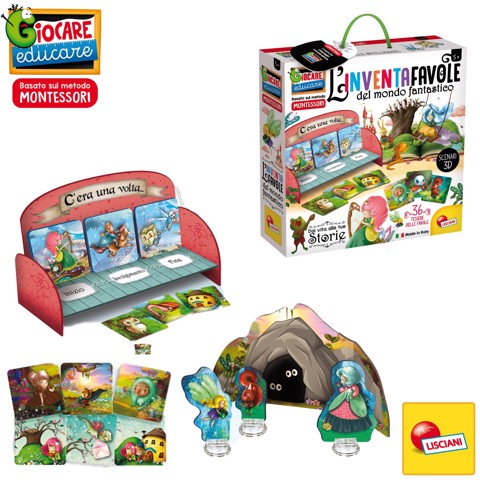 Lisciani Montessori L'Inventafavole Del Mondo Fantastico