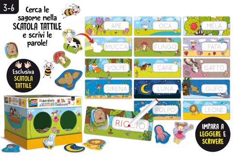 Lisciani Montessori Maxi Laboratorio Di Scrittura