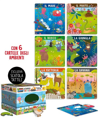 Lisciani Montessori Plus Tombola Tattile degli Animali