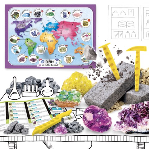 Liscianigiochi I’m A Genius Scienza Pocket Gemme Da Tutto Il Mondo