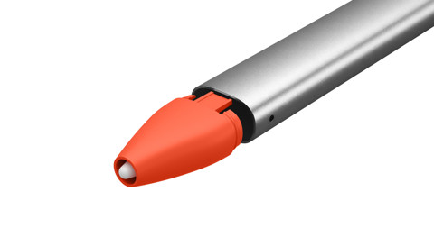 Logitech Crayon 914-000034 penna per PDA 20 g Arancione, Bianco