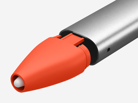 Logitech Crayon 914-000034 penna per PDA 20 g Arancione, Bianco