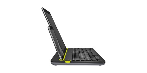 Logitech Bluetooth® Multi-Device Keyboard K480 tastiera QWERTY Italiano Nero, Lime