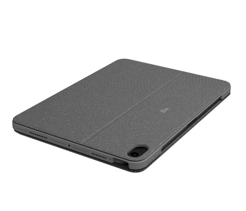 Logitech Combo Touch Custodia con Tastiera per iPad Air (4. gen - 2020) - Tastiera Retroilluminata Rimovibile, Trackpad Click-Anywhere, Smart Connector - Grigio.