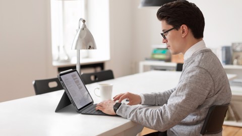 Logitech Combo Touch Custodia con Tastiera per iPad Air (4. gen - 2020) - Tastiera Retroilluminata Rimovibile, Trackpad Click-Anywhere, Smart Connector - Grigio.
