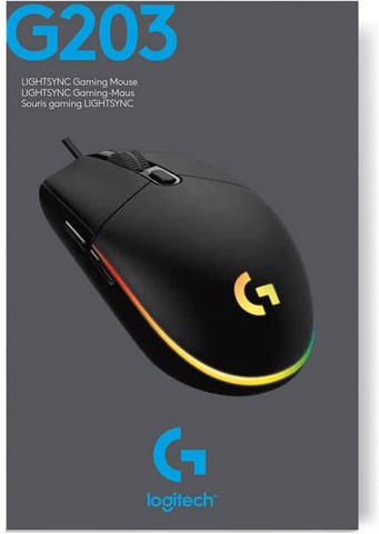 Logitech G G203 LIGHTSYNC mouse gaming a filo