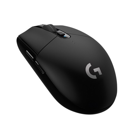 Logitech G G305 LIGHTSPEED Mouse Gaming Wireless, Sensore 12K HERO, 12.000 DPI, Design Leggero, 6 Pulsanti Programmabili, Batteria 250 Ore, Memoria Integrata, PC/Laptop - Nero