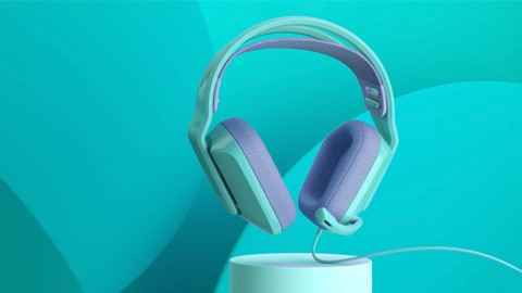Logitech G G335, Cuffia Gaming cablata con microfono flip-to-mute, jack audio da 3,5 mm, imbottiture in memory foam, leggera, compatibile con PC, PlayStation, Xbox, Nintendo Switch/Switch 2 - Nero