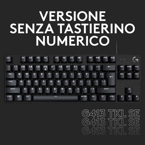 Logitech G G413 SE tastiera gaming cablata