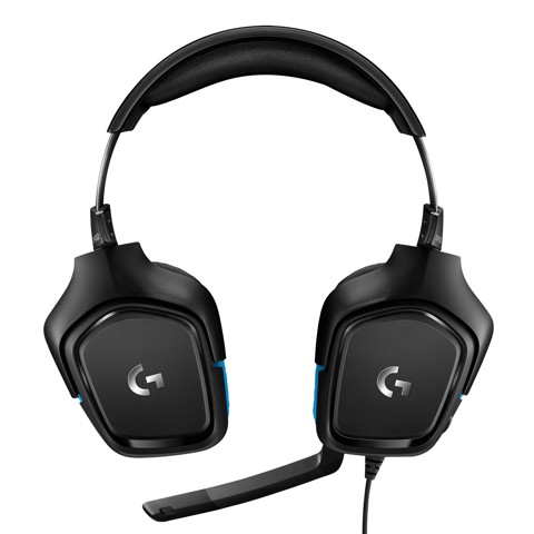 Logitech G G432 Auricolare Cablato A Padiglione Giocare Nero, Blu