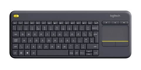 Logitech K400 Plus Tastiera Wireless Touch per tv