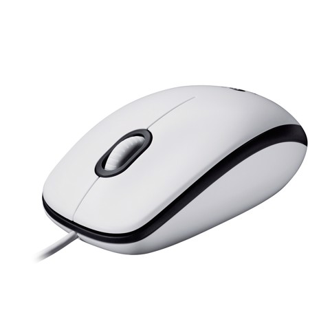 Logitech M100 mouse a filo (bianco)