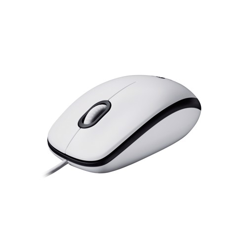 Logitech M100 mouse a filo (bianco)
