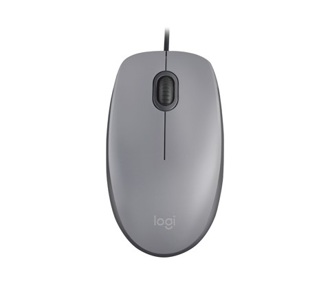 Logitech M110 mouse a filo (grigio)
