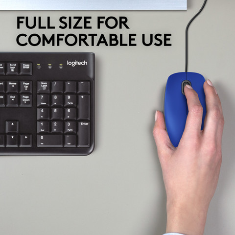 Logitech M110 mouse Ambidestro USB tipo A Ottico 1000 DPI