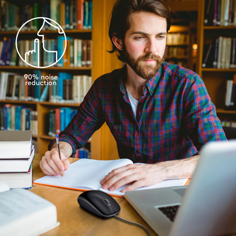 Logitech M110 mouse Ambidestro USB tipo A Ottico 1000 DPI