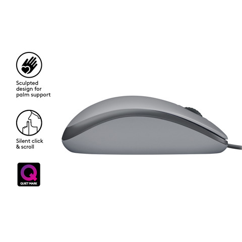 Logitech M110 mouse Ambidestro USB tipo A Ottico 1000 DPI