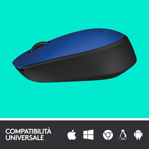 Logitech M171 mouse wireless (blu)