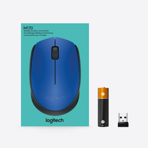 Logitech M171 mouse wireless (blu)
