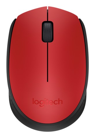 Logitech M171 mouse wireless (rosso)