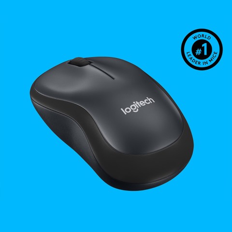 Logitech M220 SILENT Mouse Wireless, 2,4 GHz con Ricevitore USB, Tracciamento Ottico 1000 DPI, Durata Batteria di 18 Mesi, Ambidestro, Compatibile con PC, Mac, Laptop