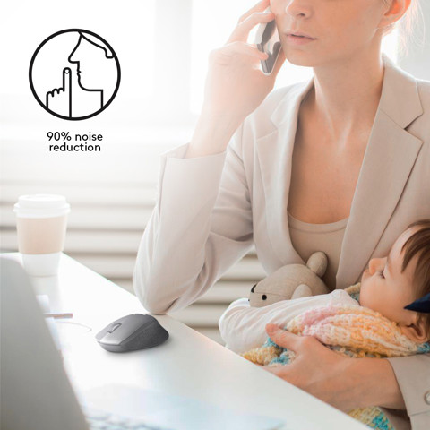 Logitech M330 mouse wireless (nero)