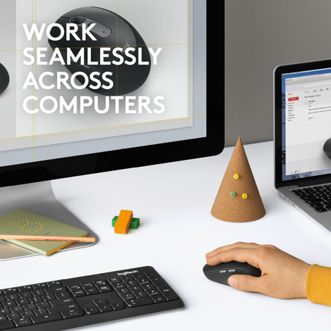 Logitech M590 mouse Mano destra Wireless a RF + Bluetooth Ottico 1000 DPI