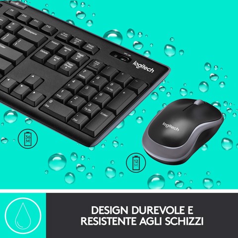 Logitech MK270 Combo Tastiera e Mouse Wireless