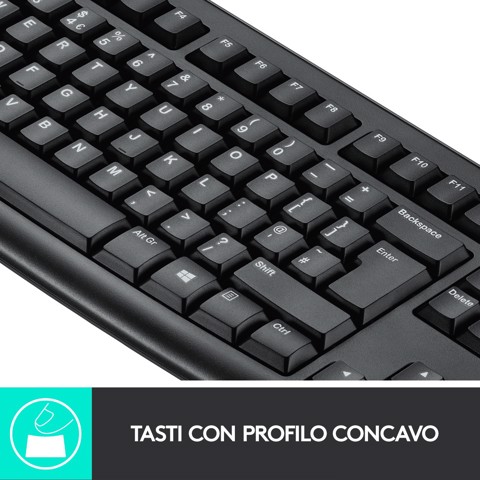 Logitech MK270 Combo Tastiera e Mouse Wireless