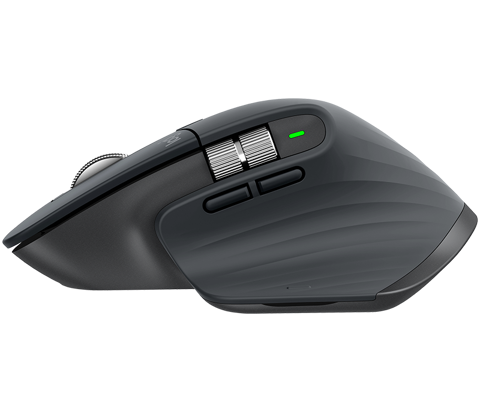 Logitech MX Master 3 mouse Mano destra Wireless a RF + Bluetooth Laser 4000 DPI