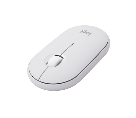 Logitech Pebble 2 M350s mouse Bluetooth (bianco)