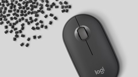 Logitech Pebble 2 M350s mouse Bluetooth (nero)