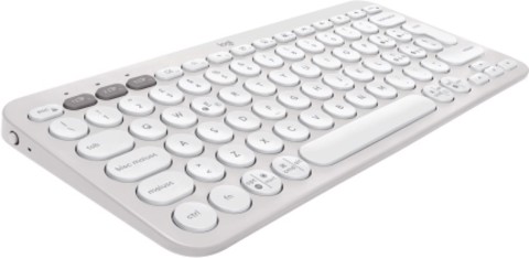 Logitech Pebble Keys 2 K380s tastiera Bluetooth (bianco)