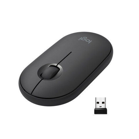 Logitech Pebble M350 mouse Ambidestro Wireless a RF + Bluetooth Ottico 1000 DPI