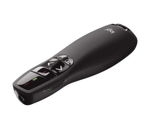 Logitech R400 puntatore wireless RF Nero