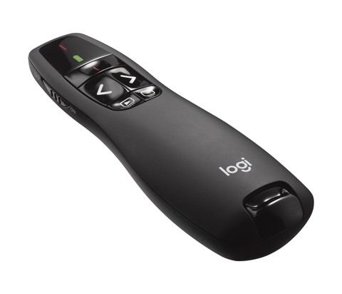 Logitech R400 puntatore wireless RF Nero