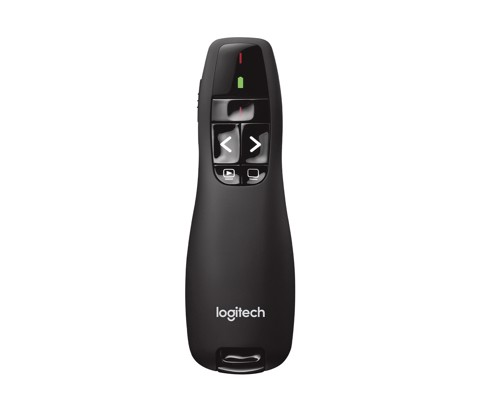 Logitech R400 puntatore wireless RF Nero