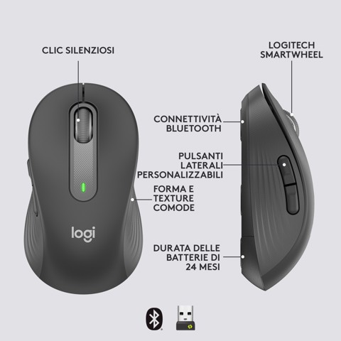 Logitech Signature M650 mouse Bluetooth