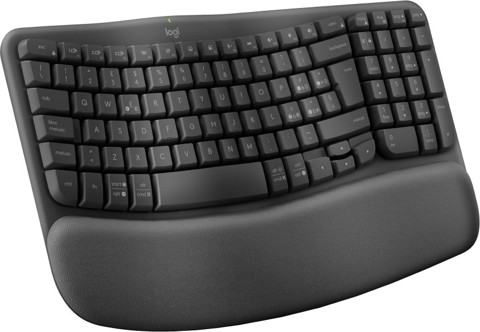Logitech Wave Keys tastiera ergonomica Bluetooth