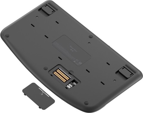 Logitech Wave Keys tastiera ergonomica Bluetooth