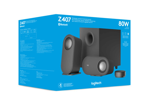 Logitech Z407 Antracite Con cavo e senza cavo 40 W