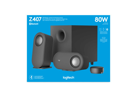 Logitech Z407 Antracite Con cavo e senza cavo 40 W