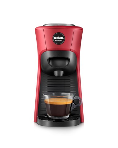 Macchina Tiny color rosso Lavazza a modo mio