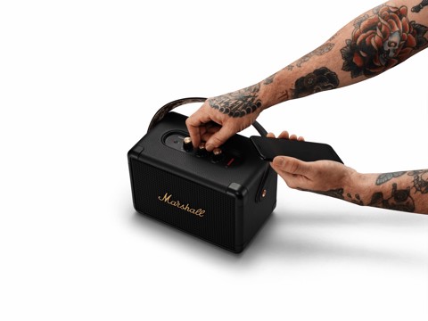 Marshall Kilburn II Altoparlante portatile stereo Nero, Ottone 36 W