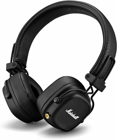 Marshall MAJOR IV Cuffie Con cavo e senza cavo A Padiglione MUSICA USB tipo-C Bluetooth Nero