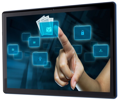 Mediacom SmartPad iyo 10 16 GB 25,6 cm (10.1") Rockchip 2 GB Android 11 Go Edition Nero, Blu